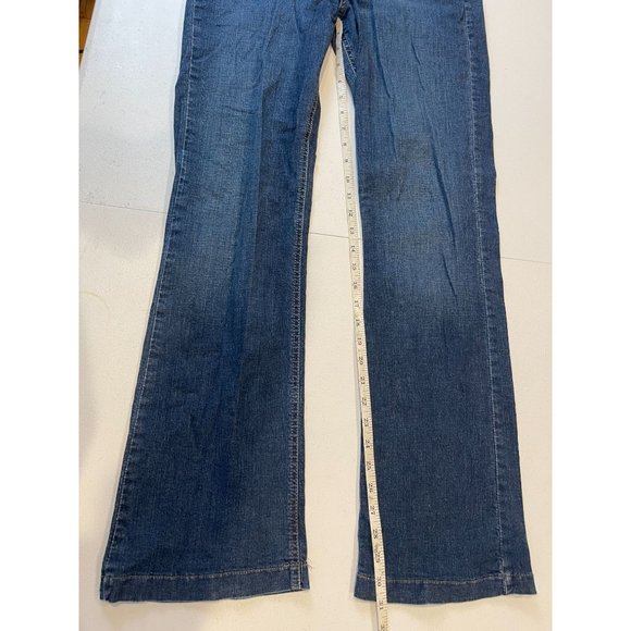 Lee Womens Jeans Slender Boot Cut Secret Lower On The Waist Blue Size W32 - Picture 6 of 10